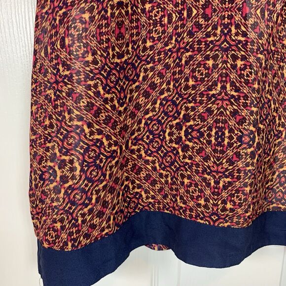 Avon Sheer Geometric Open Kimono Wrap Cover Size 1X/2X Bohemian - Picture 4 of 5